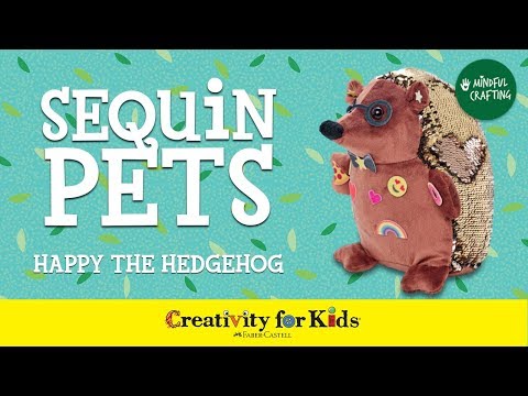 Sequin Pets: Happy the Hedgehog