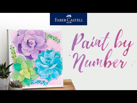 Paint By Number Watercolor Produce