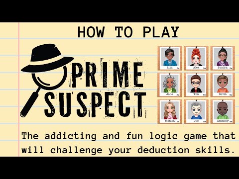 Prime Suspect Solo Card Game