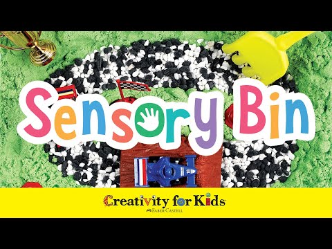 Sensory Bin Race Track