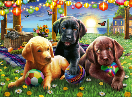 Puppy Picnic (100 pc Puzzle)