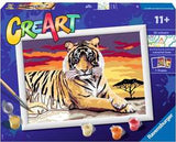 CreArt: Paint-By-Number Majestic Tiger 7x10