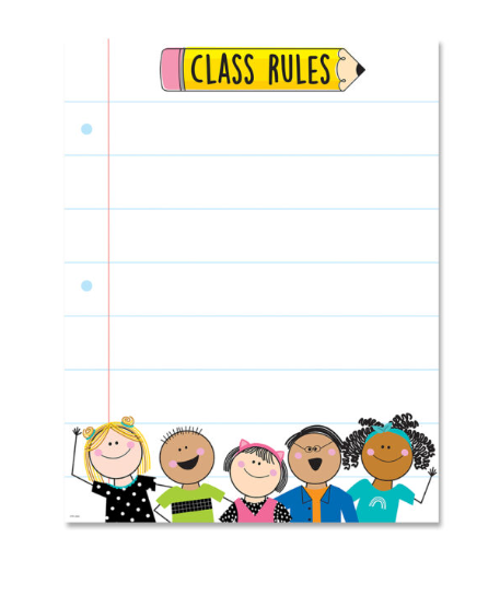 Class Rules (Stick Kids) Chart