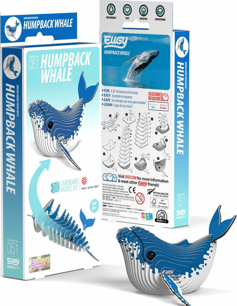 EUGY Humpback Whale 3D Puzzle