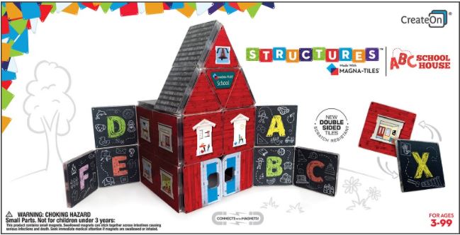 Magna-tiles Structures ABC Schoolhouse