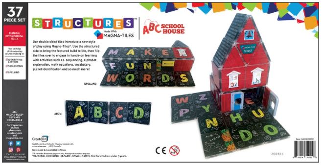 Magna-tiles Structures ABC Schoolhouse