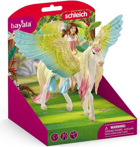 Fairy Surah With Glitter Pegasus Fairy Toy Playset