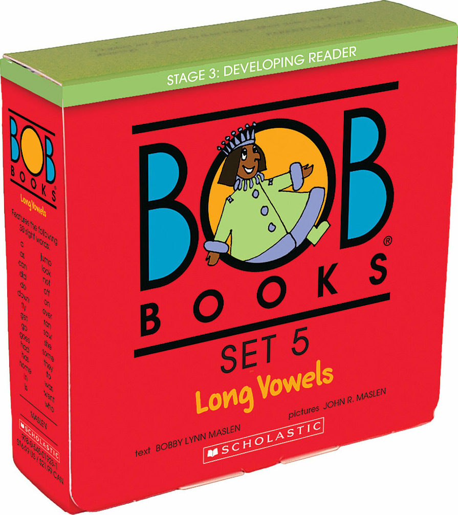 Bob Books - Long Vowels Box Set | Phonics, Ages 4 and up, Kindergarten, First Grade (Stage 3: Developing Reader)