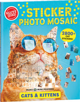 Sticker Photo Mosaic: Cats and Kittens