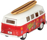 Diecast 62' Vw Bus &Surfboard