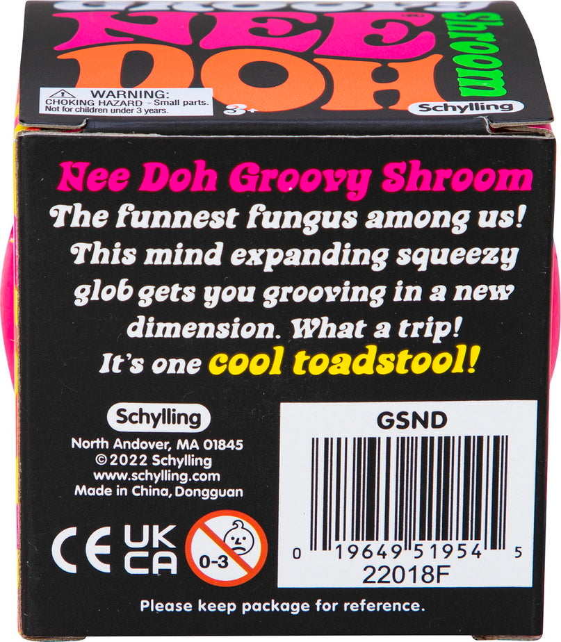 NeeDoh Groovy Shroom (assorted)