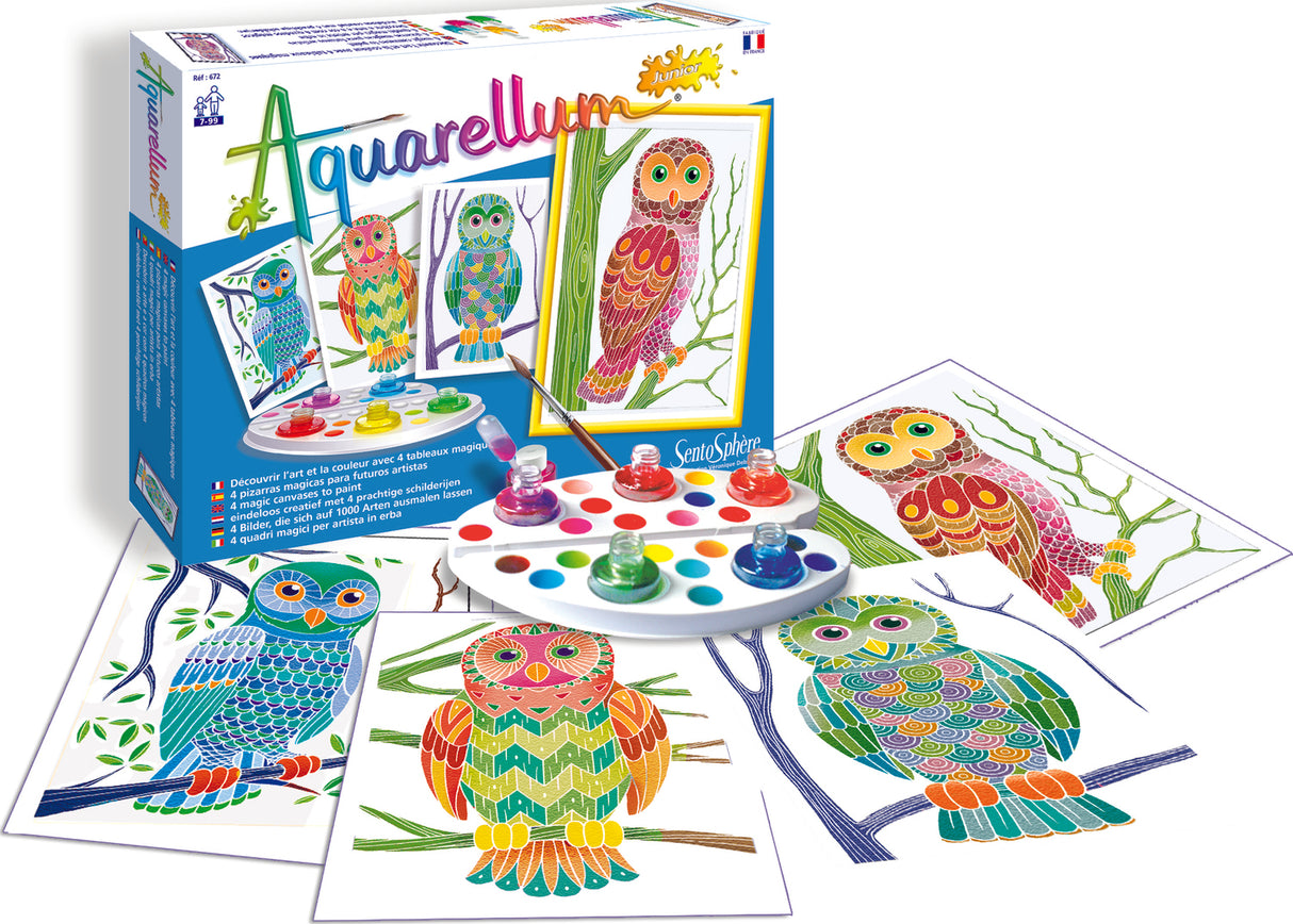 Aquarellum Junior - Owls