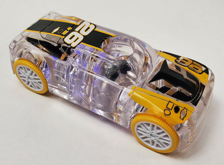 Pull-Back Marble Racer - Yellow Racer 26
