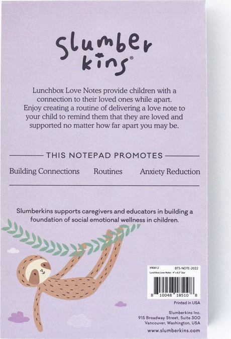 Slumberkins - Lunchbox Love Notes