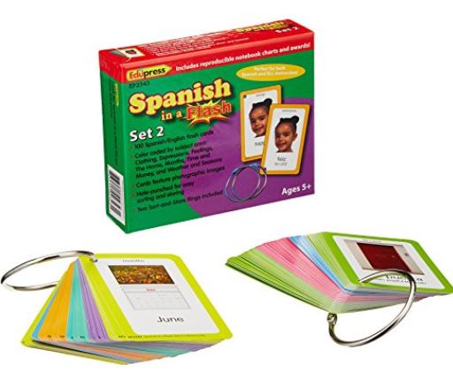 Spanish In A Flash Cards Set 2