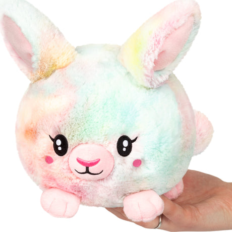 Mini Squishable Fluffy Bunny - Pastel Tie Dye