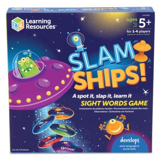 Slam Ships Sight Word Game