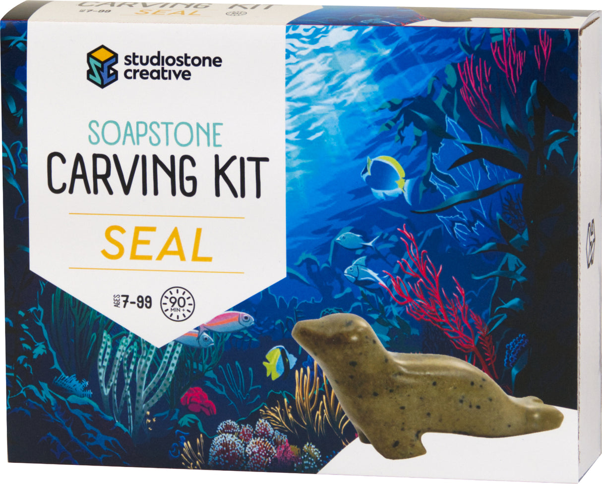 Seal Soapstone Carving Kit