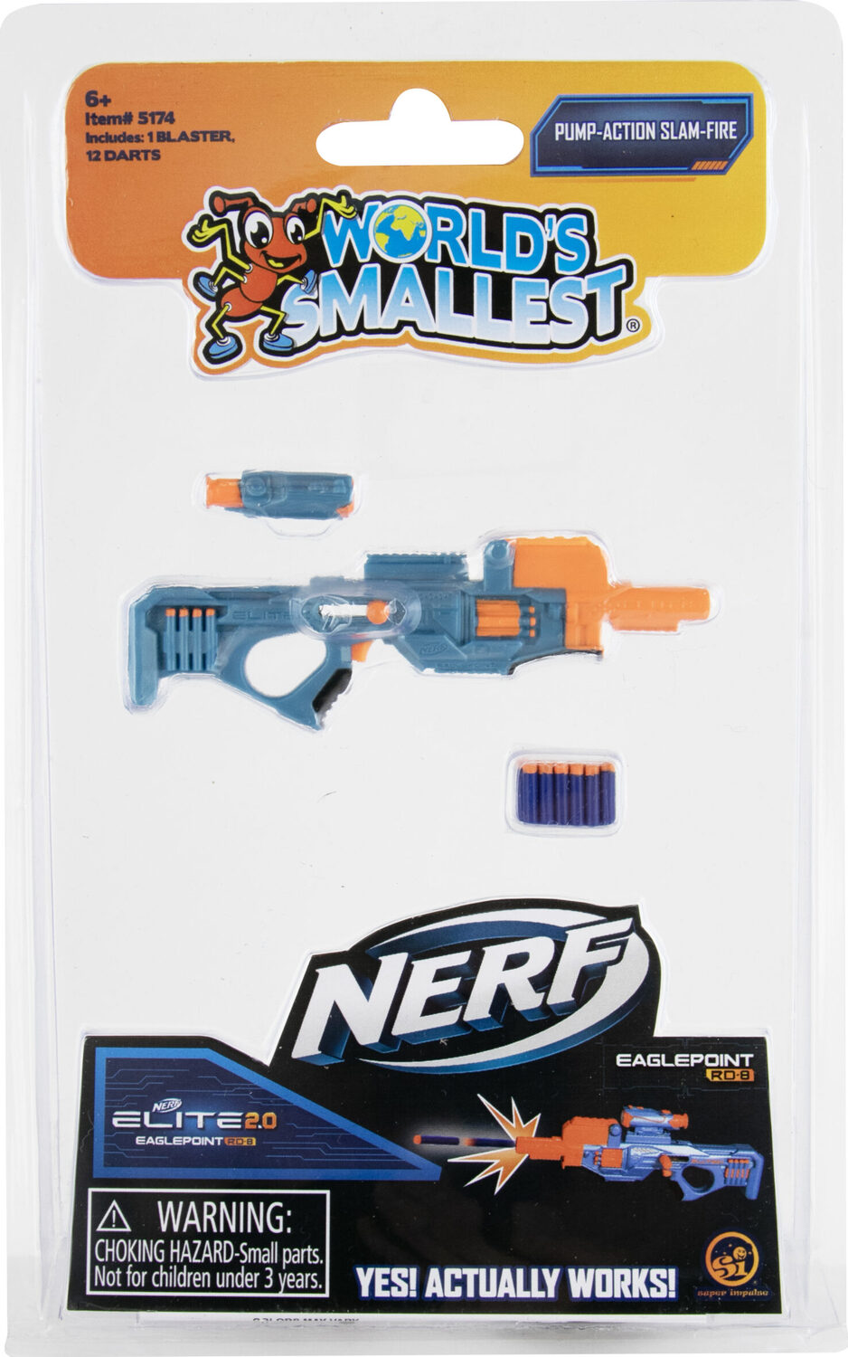 World's Smallest Nerf Blasters (3 assorted styles)