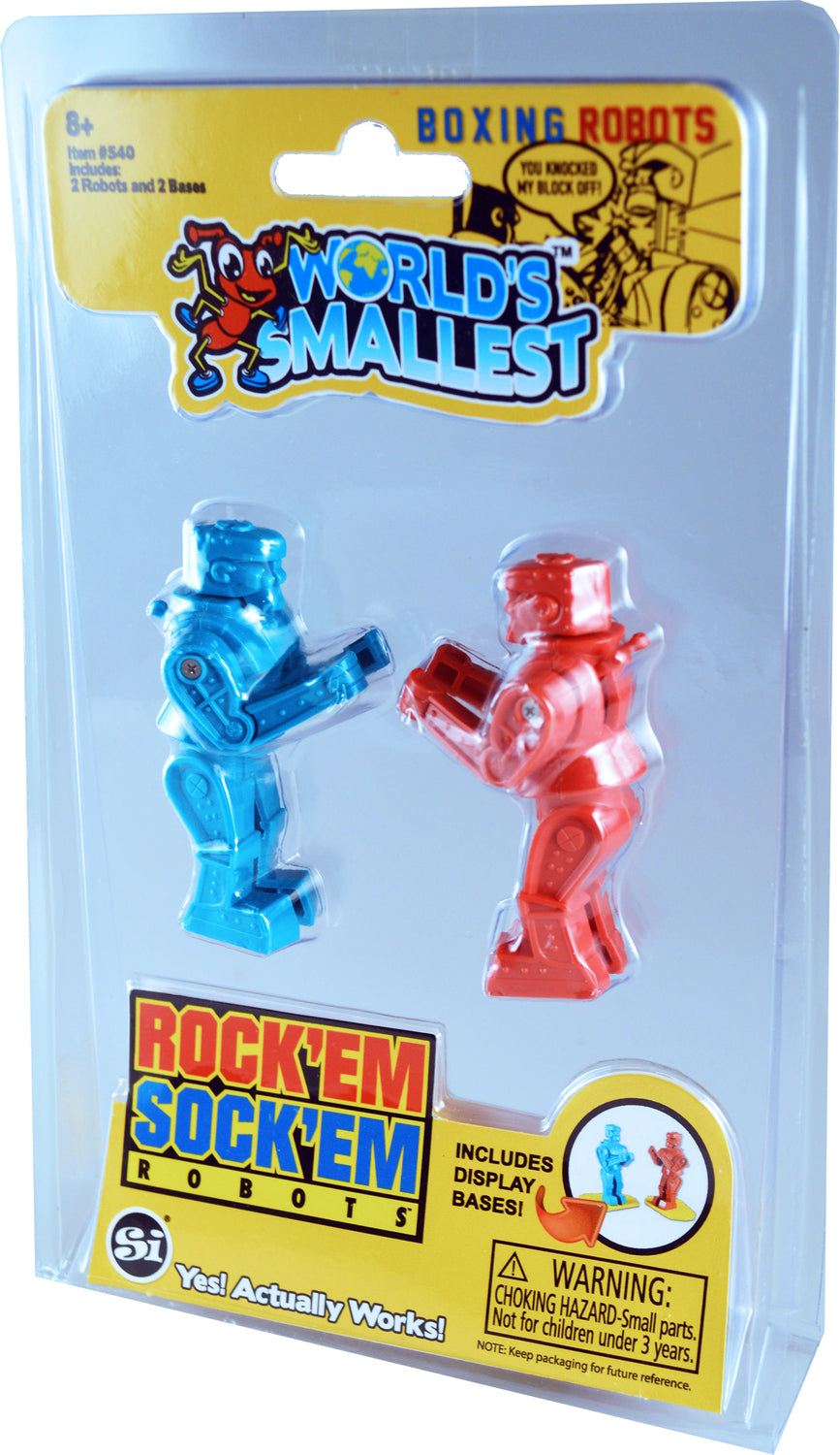 Worlds Smallest Rock 'Em Sock 'Em Robots