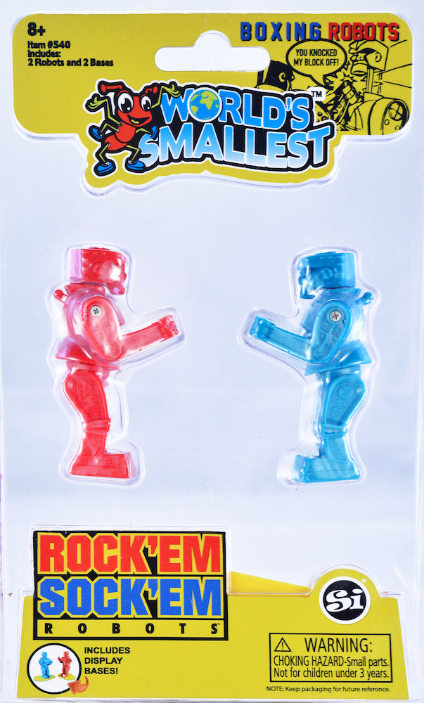 Worlds Smallest Rock 'Em Sock 'Em Robots