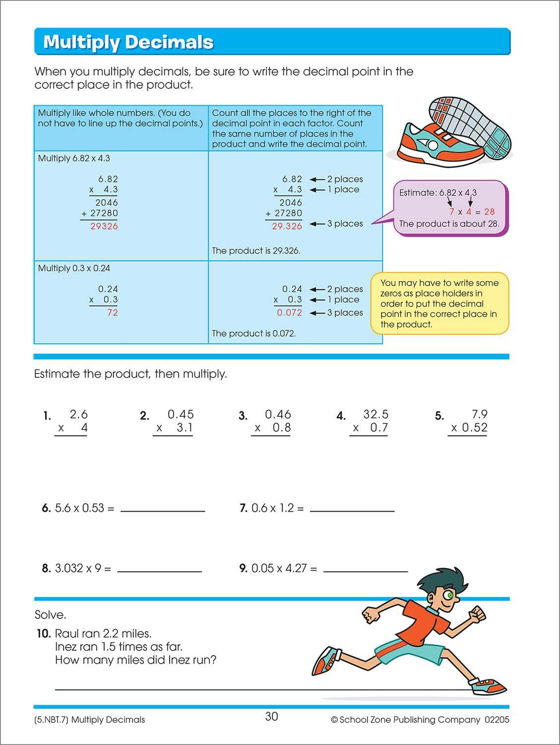 Math Basics Grade 5 Workbook