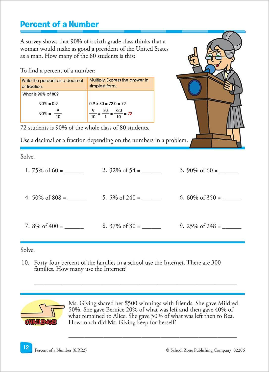 Basic Math Grade 6 Math Basics Grade 6 Workbook – School Crossing