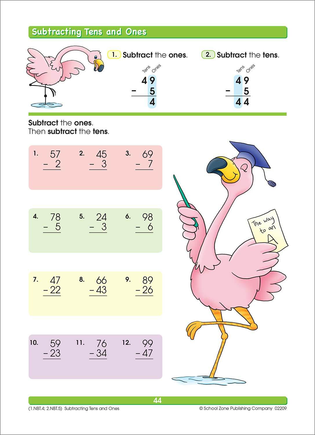 Addition & Subtraction Grades 1-2 Workbook