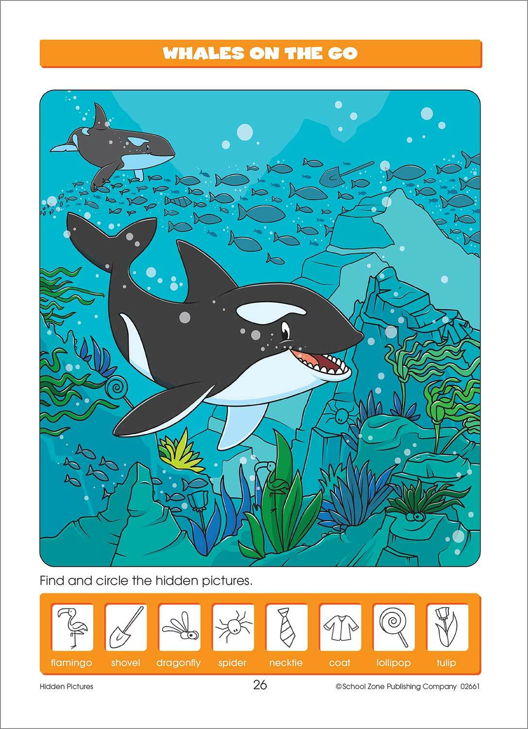 Hidden Pictures & More Workbook – Fun Activity Book For Kids Ages 6-8