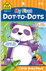 My First Dot-To-Dots Grades P-K Workbook