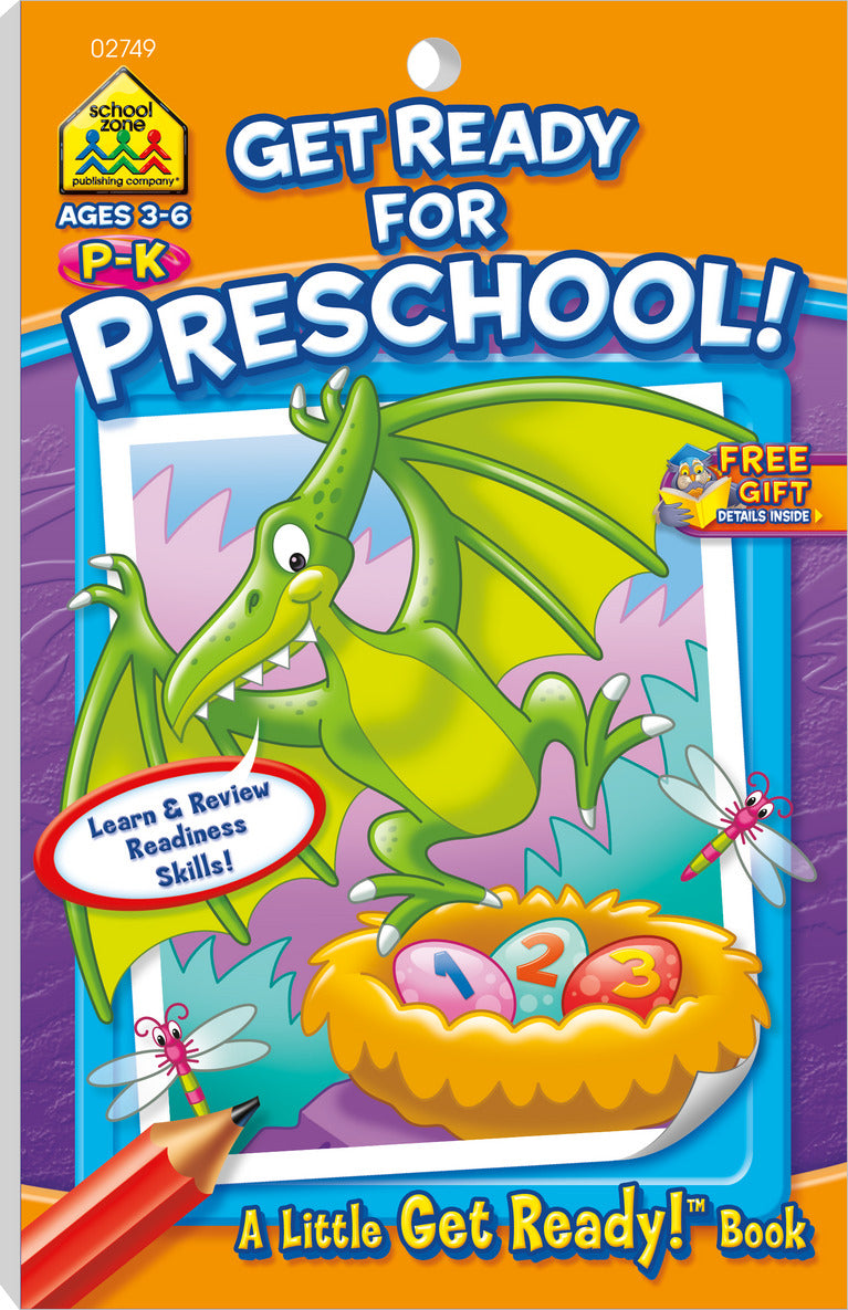 Get Ready For Preschool Grades P-K Workbook