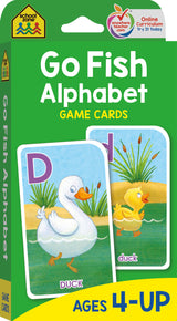 Go Fish Alphabet Game Cards