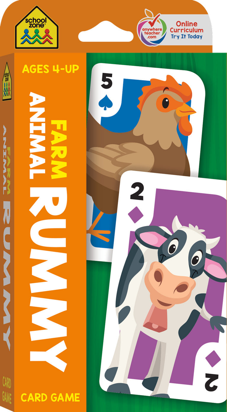 Farm Animal Rummy Card Game