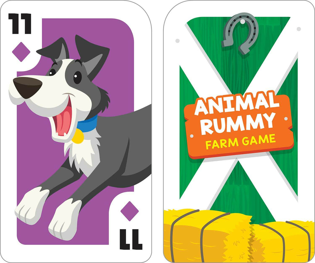 Farm Animal Rummy Card Game