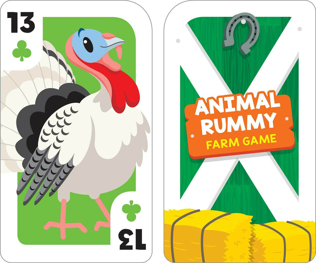 Farm Animal Rummy Card Game