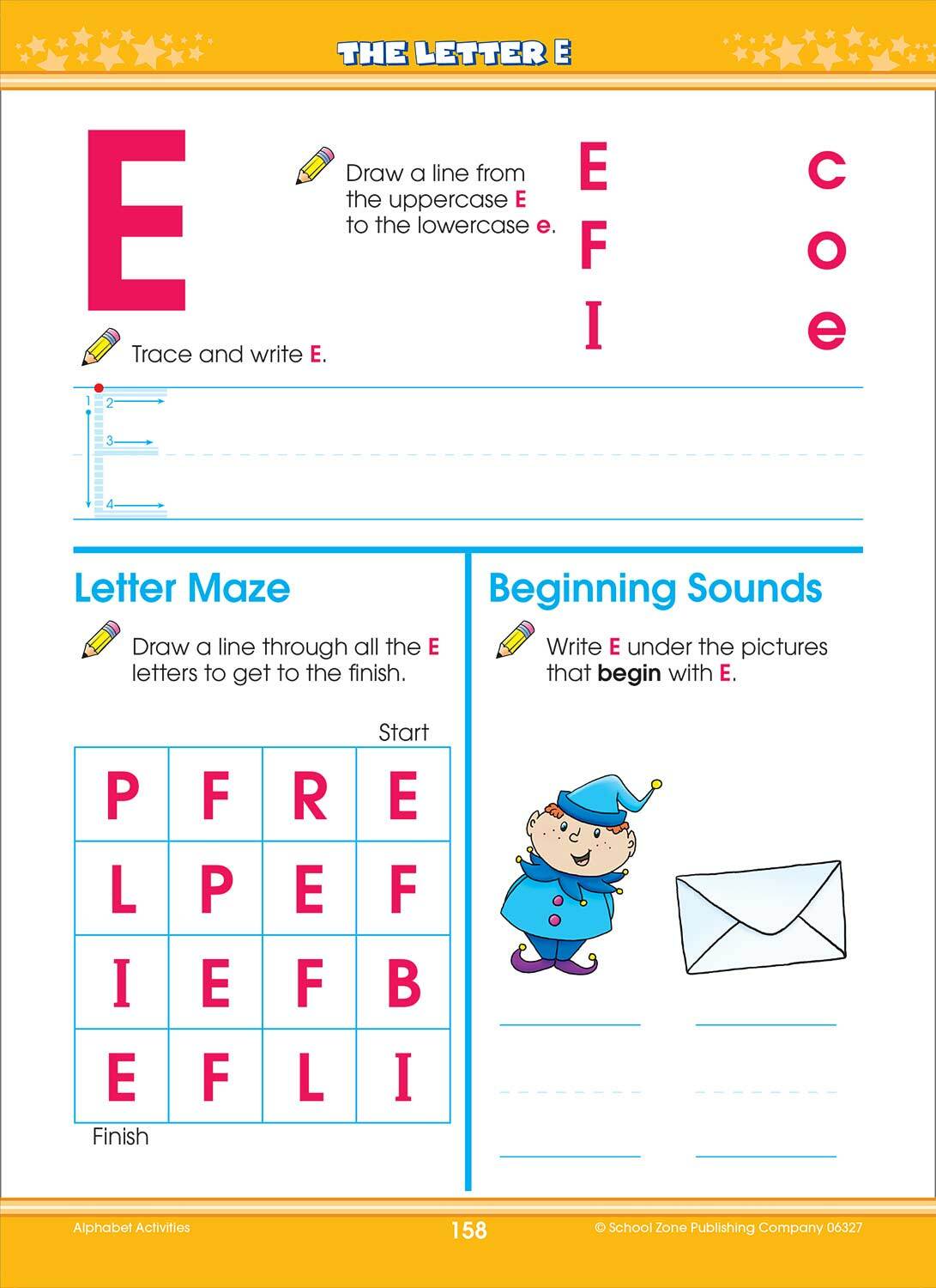 Big Alphabet Preschool Workbook