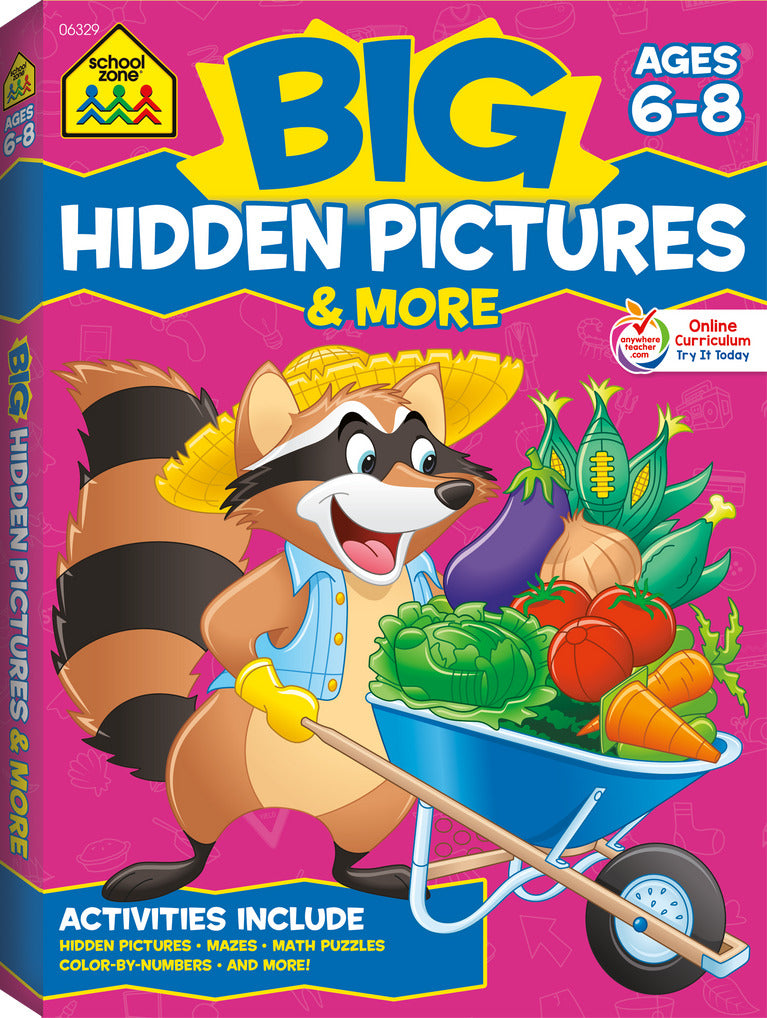 Big Hidden Pictures & More Workbook