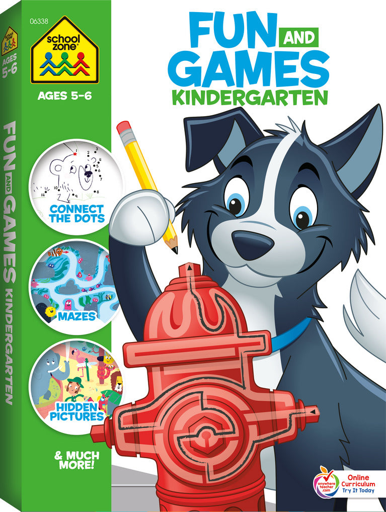 Fun & Games Kindergarten Workbook
