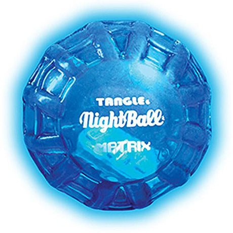 Tangle NightBall Glow in the Dark Light Up LED Mini Ball - 3 Pack (Blue, Green, Yellow)