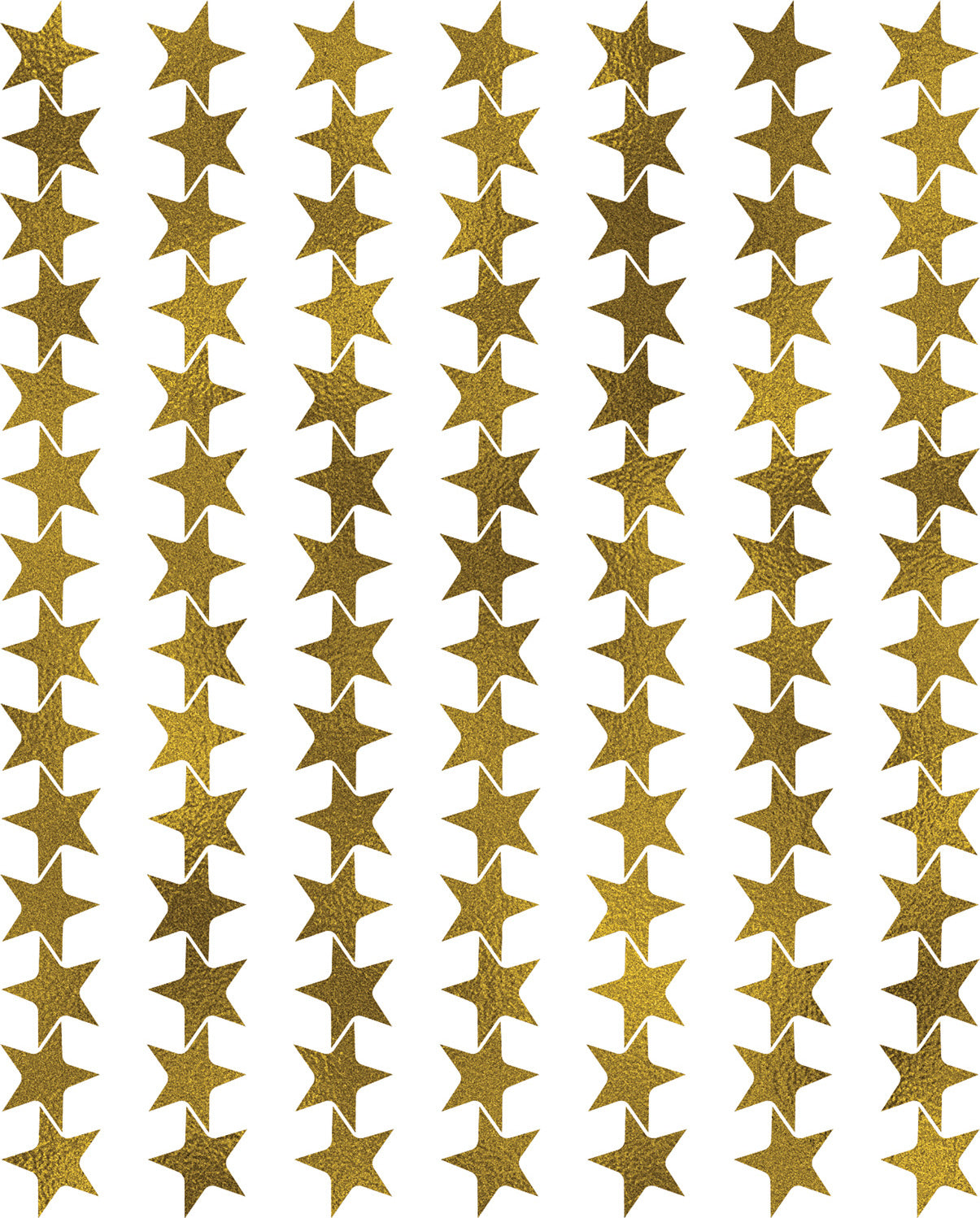 Gold Stars Foil Stickers