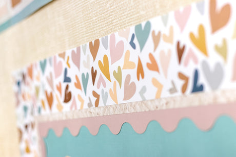 Light Mauve Scalloped Border Trim