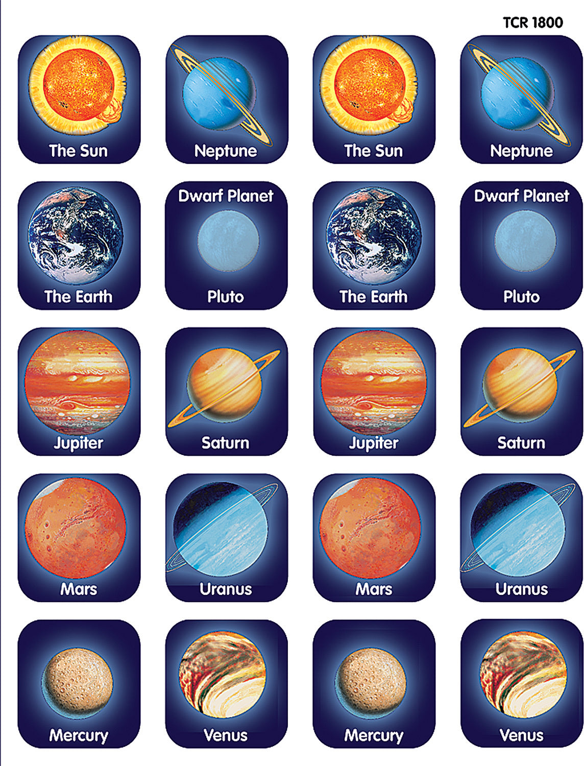 Planets Stickers