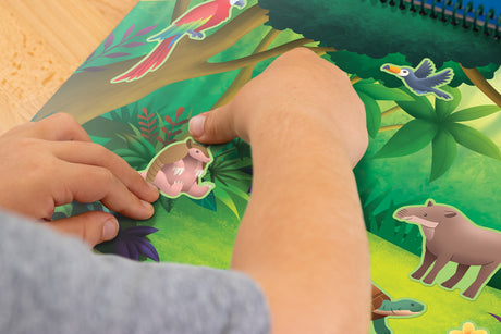 Animal Habitats Reusable Sticker Pad