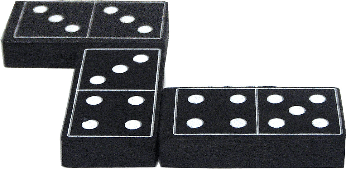 Foam Dominoes: Black