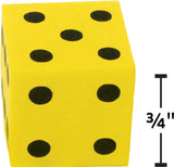 Foam Traditional Dice