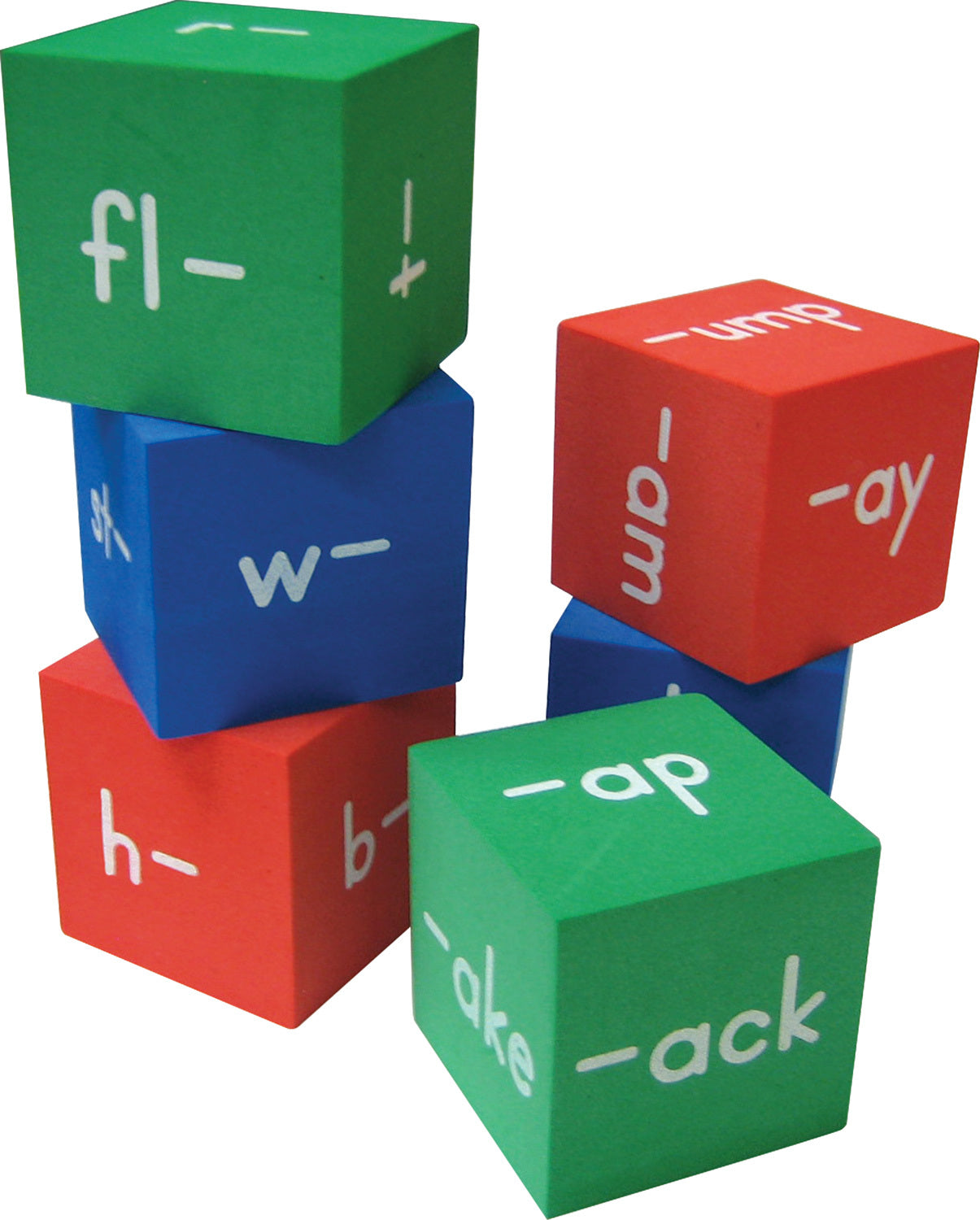 Foam Word Families Cubes