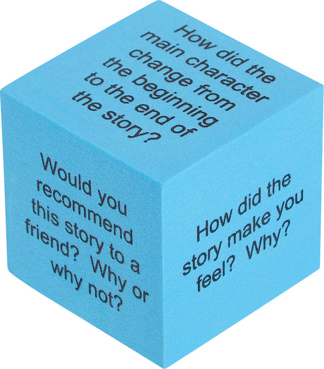 Foam Reading Comprehension Cubes