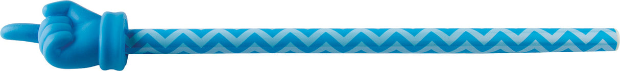 Aqua Chevron Hand Pointer