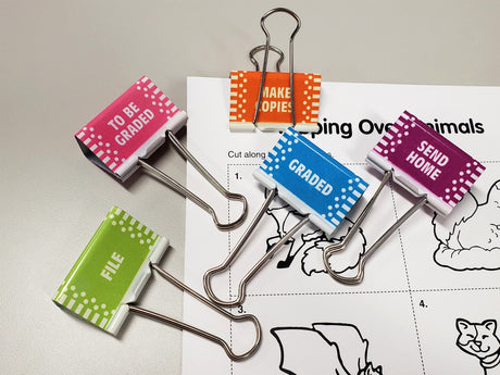 Classroom Management Large Binder Clips