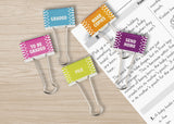 Classroom Management Large Binder Clips